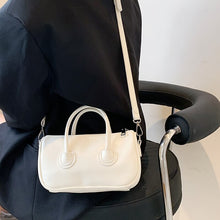 Load image into Gallery viewer, 2022 Luxury Brand Small PU Leather Crossbody Bags with Short Handle Long Belt Design Shoulder Purses and Handbags Kawaii Totes