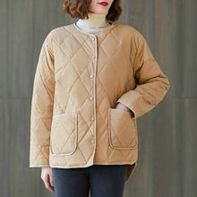 Load image into Gallery viewer, 2022 New Autumn Women Winter Coat Casual Loose Warm Padded Jacket Coat Outwear Solid Overcoats Streetwear Tops Quilted Jacket
