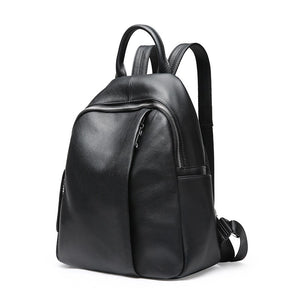 2022 New Backpack Genuine Leather Women&#39;s Bag Fashion All-Match First Layer Cowhide Ladies Backpack Women&#39;s Travel Bags