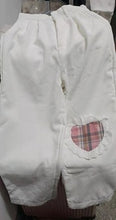 Load image into Gallery viewer, 2022 New Cute Heart Corduroy Pants Kawaii Spring Japanese Mori Girl Straight Trousers White Casual Loose Fleece Pantalones