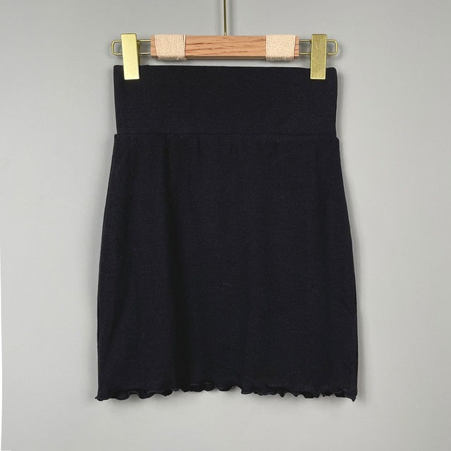 2022 New Fashion Slim Skirt Women's Sexy Tight High Waist Wrap Hip Thread A-Shaped Skirt