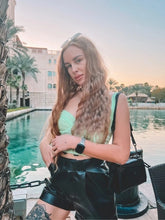 Load image into Gallery viewer, 2022 New Fashion Women Faux PU Leather Shorts Ladie Sexy Elegant High Waist Black Pocket Short Female Hot Sale Pantalones Cortos