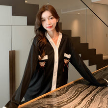 Load image into Gallery viewer, 2022 New Spring Long Sleeve Cotton Pajama Sets for Women Korean Cute Cartoon Sleepwear Pyjama Homewear Pijama Mujer Home Clothes
