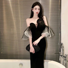Load image into Gallery viewer, 2022 New Summer Ruffles Sexy Slim Elegant Dress Women Club Celebrity Evening Runway fashion MIDI Party Dress