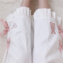 Load image into Gallery viewer, 2022 New Sweet Rabbit Cute Pants Mori Girl Japanese Designed Bandage Kawaii Loose Trousers Spring Casual Straight Pantalones
