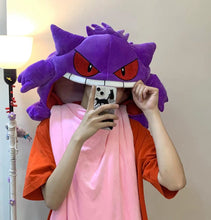 Load image into Gallery viewer, 2022 Pokemon Plush Toy Gengar Pikachu Head Cover Pillow Funny Nap Pillow Quilt Soft and Comfortable Kawaii Student Popular Style