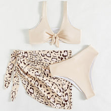Load image into Gallery viewer, 2022 Push Up Bikini 3 Packs Women Swimsuit Leopard Female Swimwear High Waisted Bikini Set Brazilian Biquini Swimming Suit Beach