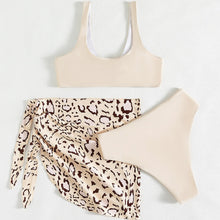 Load image into Gallery viewer, 2022 Push Up Bikini 3 Packs Women Swimsuit Leopard Female Swimwear High Waisted Bikini Set Brazilian Biquini Swimming Suit Beach