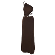 Load image into Gallery viewer, 2022 Sequins Sexy Halter Cutout Gown Elegant Maxi Dress for Women Summer Club Party Outfits Backless Long Dress Vestido