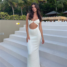Load image into Gallery viewer, 2022 Sexy Backless Cut Out Elegant Maxi Dress for Women Sleeveless Summer Club Party Gown Dresses Outfits Clothes Vestidos