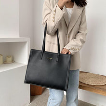 Load image into Gallery viewer, 2022 Solid Color Shoulder Bag Women Hand Bag Ladies PU Leather Women&#39;s Office Big Tote Lady High Capacity Handbags Purses