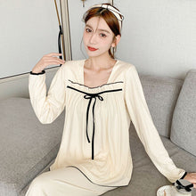 Load image into Gallery viewer, 2022 Spring Autumn Long Sleeve Pajama Sets for Women Korean Cute Loose Sleepwear Suit Pyjamas Homewear Pijama Mujer Home Clothes