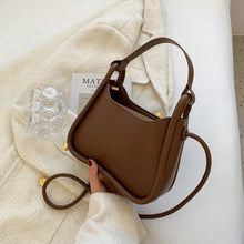 Load image into Gallery viewer, 2022 Spring Famous Brand PU Leather Women&#39;s Designer Crossbody Handbag Short Handle Luxury Brand One Shoulder Crossbody Bags