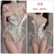 Load image into Gallery viewer, 2022 Spring Sexy Strappy Exotic Dress Nightdress Kawaii Lace Babydoll Temptation Suspender Erotic Lingerie Bunny Cosplay Bustier