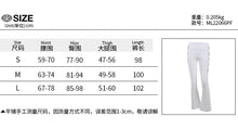 Load image into Gallery viewer, 2022 Summer Design High Waist Solid Cutout Skinny Elasticity Flared Trousers Streetwear Fashion Base Womens Sports Casual Pants