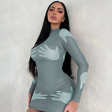 Load image into Gallery viewer, 2022 Summer New Women&#39;s Fashion Dresses Elegant Round Neck Sleeveless Slim Fit Temperament Contrast Color Buttock Bodycon Dress