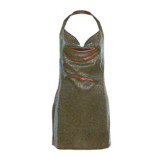 Load image into Gallery viewer, 2022 Summer Tank Strap Halter Sling Casual Evening Party Sexy Backless Women&#39;s Clothes Basic Bodycon Mini Dress Prom Vestidos