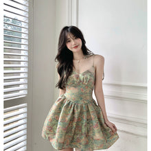 Load image into Gallery viewer, 2022 Summer Women&#39;s Slip Dress Sexy High Fashion Short Skirt Puffy Skirt Off The Shoulder Bandage High Waist Dresses for Women