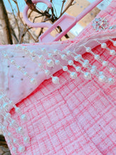 Load image into Gallery viewer, 2022 Sweet Kawaii Pink Mini Skirts Women High Waist Schoolgirl Lolita Pleated Skirt Fresh Beading Pearl Short Jupe Cute Spring