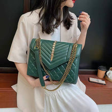 Load image into Gallery viewer, 2022 luxury handbags rhombus chain fashion messenger bag shoulder popular armpit bag