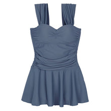 Load image into Gallery viewer, 2023 Korean One Piece Swimsuit Female Women Swimwear Sexy Monokini Summer Solid Bathing Suit Swimming Suits Swimskirt