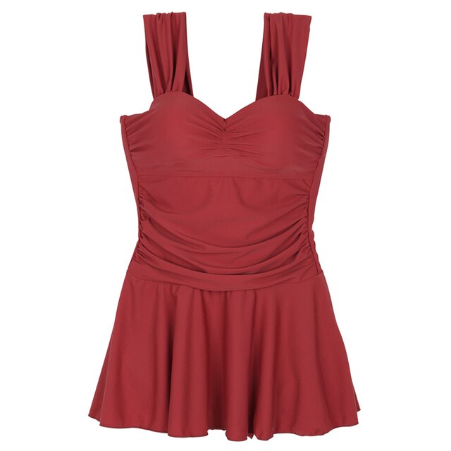 2023 Korean One Piece Swimsuit Female Women Swimwear Sexy Monokini Summer Solid Bathing Suit Swimming Suits Swimskirt