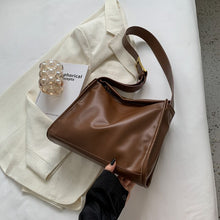 Load image into Gallery viewer, 2023 Ladies New Style Shoulder Bag Fashion Big Bag Pillow Bag Soft Leather Women Bag Solid Color Ladies Messenger Bag