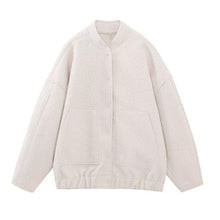 Load image into Gallery viewer, 2023 New Women&#39;s Casual Loose Collar jackets outerwear new Women&#39;s coat fashion Women&#39;s bomber jacket y2k spring new plush coat