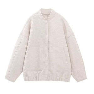 2023 New Women&#39;s Casual Loose Collar jackets outerwear new Women&#39;s coat fashion Women&#39;s bomber jacket y2k spring new plush coat
