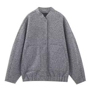 2023 New Women&#39;s Casual Loose Collar jackets outerwear new Women&#39;s coat fashion Women&#39;s bomber jacket y2k spring new plush coat