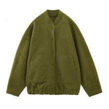 Load image into Gallery viewer, 2023 New Women&#39;s Casual Loose Collar jackets outerwear new Women&#39;s coat fashion Women&#39;s bomber jacket y2k spring new plush coat