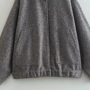 2023 New Women&#39;s Casual Loose Collar jackets outerwear new Women&#39;s coat fashion Women&#39;s bomber jacket y2k spring new plush coat