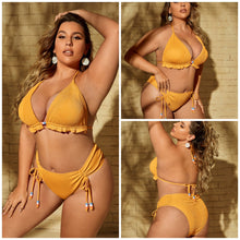 Load image into Gallery viewer, 2023New European And American Sexy Large Size Split Bikini Ladies Swimsuit Large Bikini Swimsuit