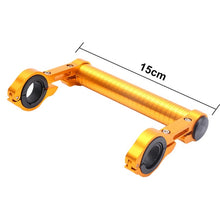 Load image into Gallery viewer, 20CM Carbon Tube Bicycle Handlebar Extender Mount Mountain MTB Bike Cycling Headlight Bracket Lamp Flashlight Holder Accessorie