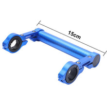 Load image into Gallery viewer, 20CM Carbon Tube Bicycle Handlebar Extender Mount Mountain MTB Bike Cycling Headlight Bracket Lamp Flashlight Holder Accessorie