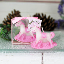 Load image into Gallery viewer, 20PCS Rocking Horse Candle Favors for Baby Shower Kids Birthday Gifts Baptism Keepsake Event Anniversary Favours