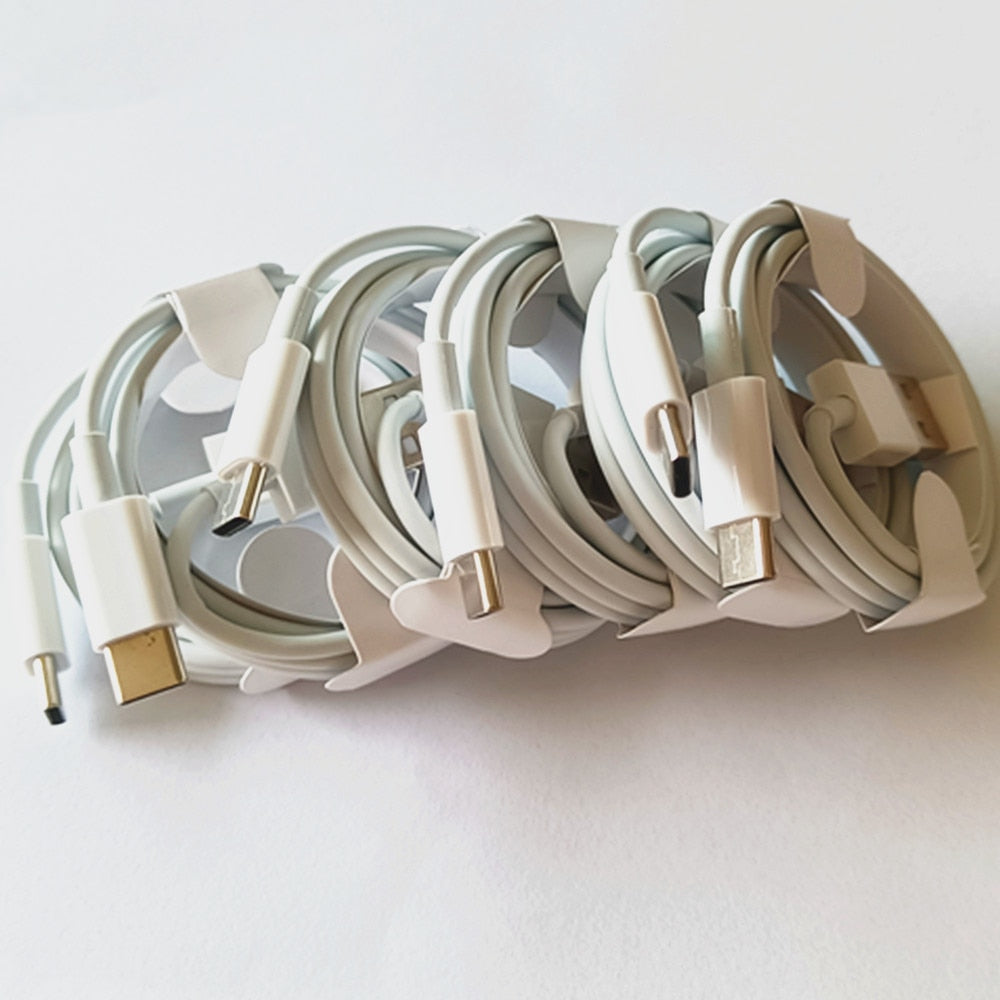 20PCS/lot AAA Quality USB C USB Phone Cable Android Charger Cable Charging Wire Cord for Samsung Galaxy for Huawei for iphone