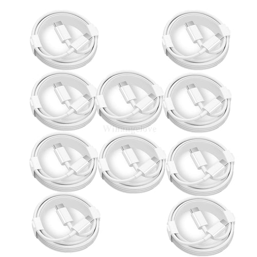 20Piece USB C to USB C Fast Charging PD USB Type C to 8pin Wire Cable For Phone 13 Pro Max 12 11 XS MAX USB C Mobile Phone cabel