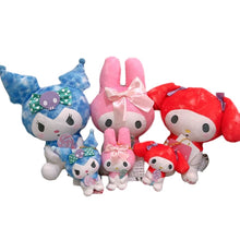 Load image into Gallery viewer, 20cm Lovely Sanrio Series Plush Toys Kuromi Lollipop Little Devil Fade Stuffed Dolls My Melody Pendant Plush Keychain Girl Gifts