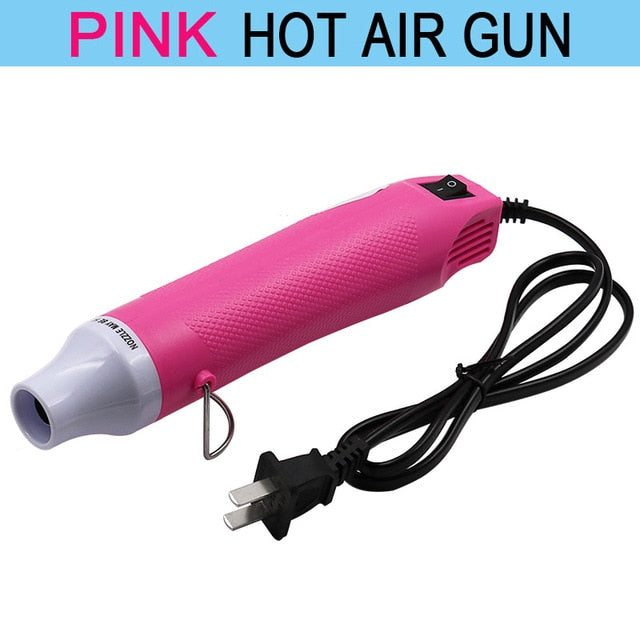 220V 300W Heat Gun Plug Industrial Electric Hot Air Gun Kit Professional Heatguns Shrink plastic Wrap Blower Heater