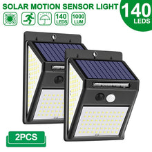 Load image into Gallery viewer, 222 LED Solar Light Outdoor  4 Modes Motion Sensor PIR Wall Light Waterproof Solar Lamp Solar Powered Sunlight Garden Decoration