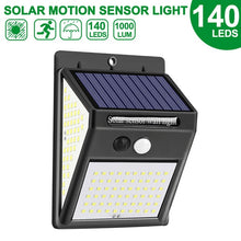 Load image into Gallery viewer, 222 LED Solar Light Outdoor  4 Modes Motion Sensor PIR Wall Light Waterproof Solar Lamp Solar Powered Sunlight Garden Decoration