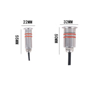 Load image into Gallery viewer, 22mm Mini LED Patio Lamp Light DC12V forGarden Building Hall Hotell Villa Deck Footstep Recessed into Ground/Wall stainless 304