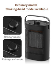 Load image into Gallery viewer, Rotatable Electric Heater Air Heating Blower Portable,Heater with Low Noise,Quicking Heat Width Spread Warming Area Office Warme