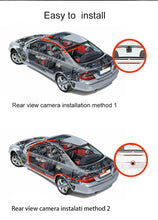 Load image into Gallery viewer, 24H Car DVR Dash Camera Rear View Dual Lens 1080P 4.5in Full HD Cycle Recording Dash Cam Video Recorder Mirror Dashcam Black Box