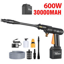 Load image into Gallery viewer, 25V 30000mah Cordless High Pressure Car Washer Rechargeable Car Cleaner Wash Gun Adjustable Nozzle Auto Spray Washing Machine