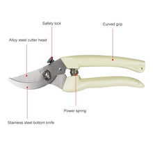 Load image into Gallery viewer, 2PCS/1Set Garden pruning shears Pruner Tree Cutter Gardening Pruning Shear Scissor Stainless Steel Cutting Home Tools Anti-slip