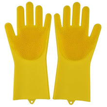 Load image into Gallery viewer, 2PCS Multifunction Silicone Cleaning Gloves Magic Silicone Dish Washing Gloves For Kitchen Household Silicone Dishwashing Gloves