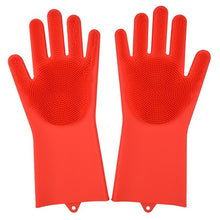Load image into Gallery viewer, 2PCS Multifunction Silicone Cleaning Gloves Magic Silicone Dish Washing Gloves For Kitchen Household Silicone Dishwashing Gloves