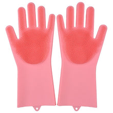 Load image into Gallery viewer, 2PCS Multifunction Silicone Cleaning Gloves Magic Silicone Dish Washing Gloves For Kitchen Household Silicone Dishwashing Gloves